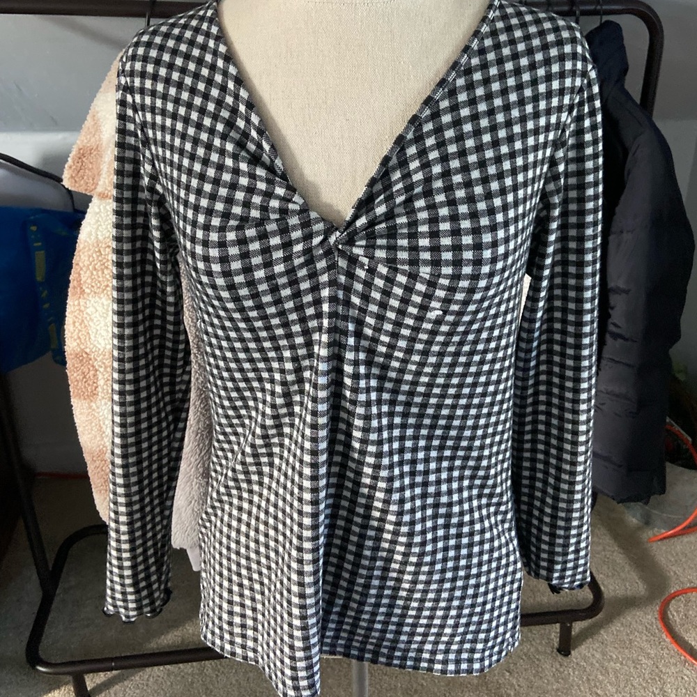 Old Navy Plaid Blouse